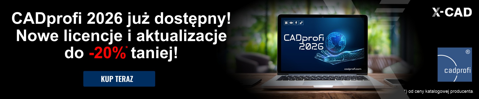CADprofi 2026 - Promocja do -20% taniej! CADprofi 2026 - Promocja do -20% taniej!