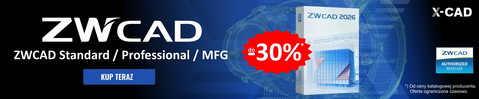OKAZJA ZWCAD 2026 do -30% taniej! OKAZJA ZWCAD 2026 do -30% taniej!