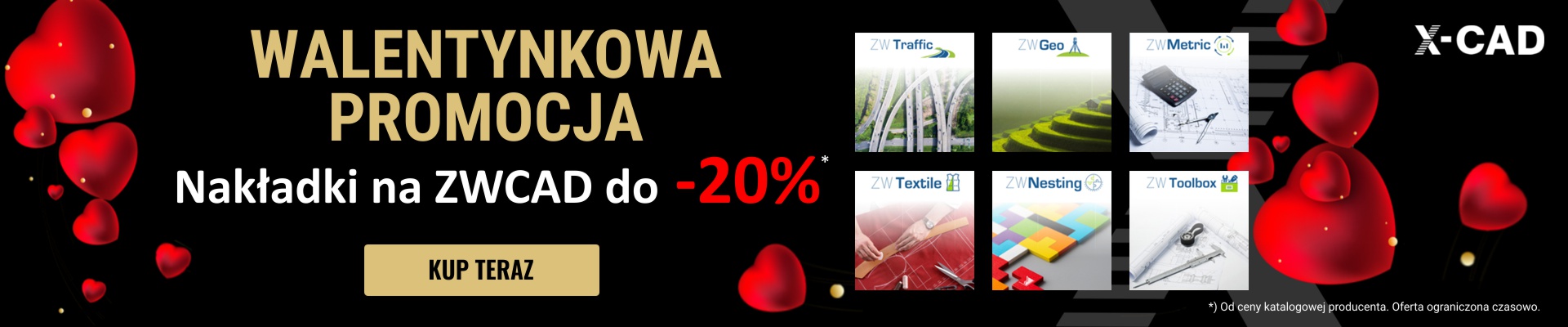 Walentynkowa promocja! Nakładki na ZWCAD do -20% Walentynkowa promocja! Nakładki na ZWCAD do -20%