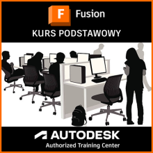 Fusion - kurs podstawowy z elementami druku 3D