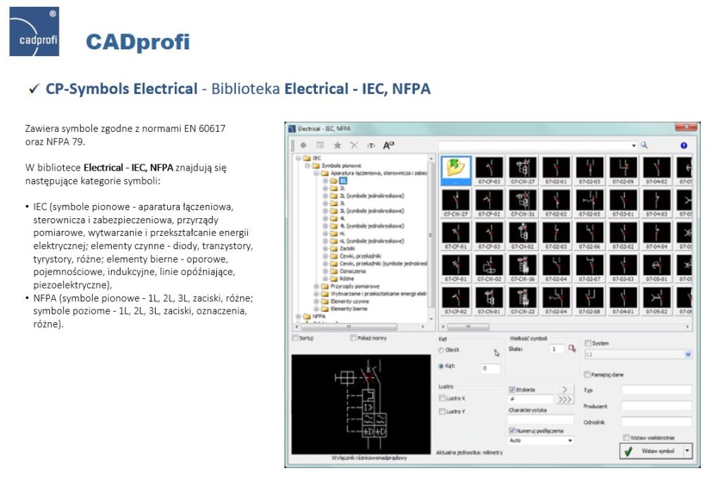 CP-Symbols Electrical - Biblioteka Electrical - IEC, NFPA