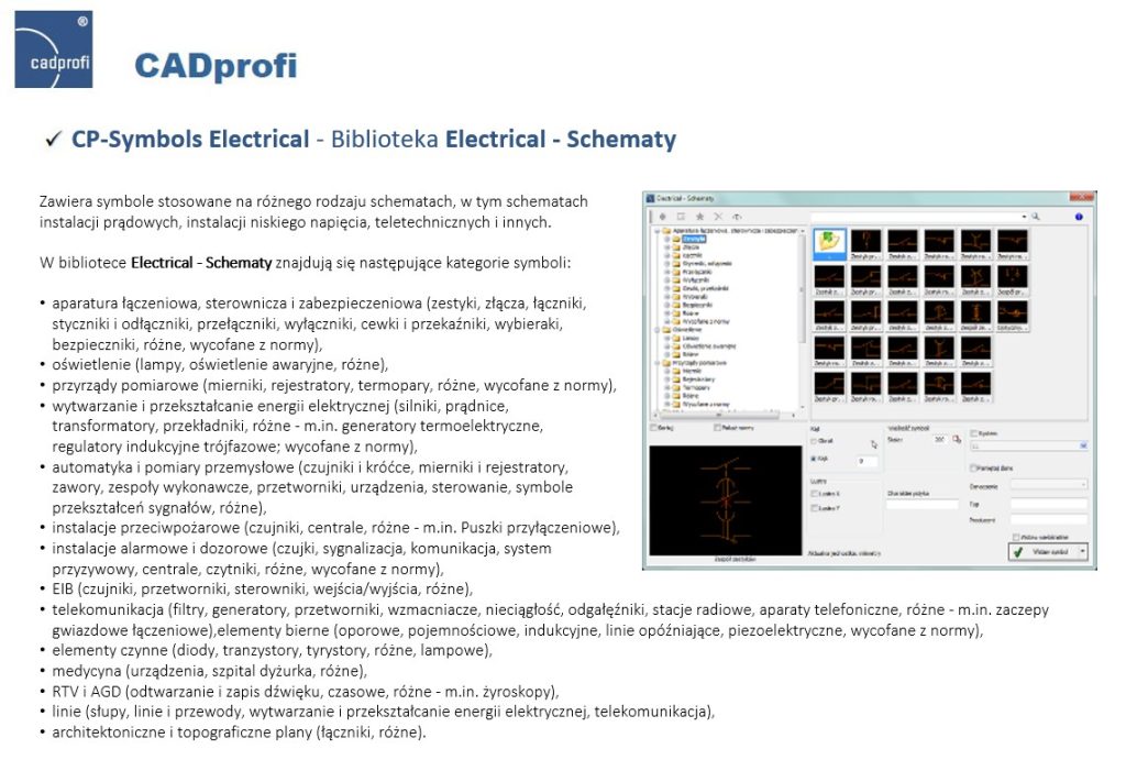 CP-Symbols Electrical - Biblioteka Electrical - Schematy