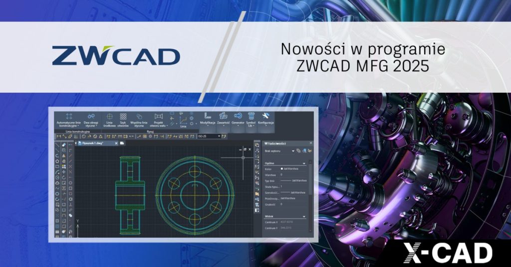 Nowości w programie ZWCAD MFG 2025