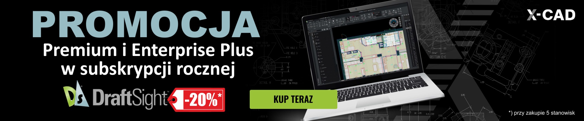 PROMOCJA (!) DraftSight Premium i Enterprise Plus w subskrypcji rocznej