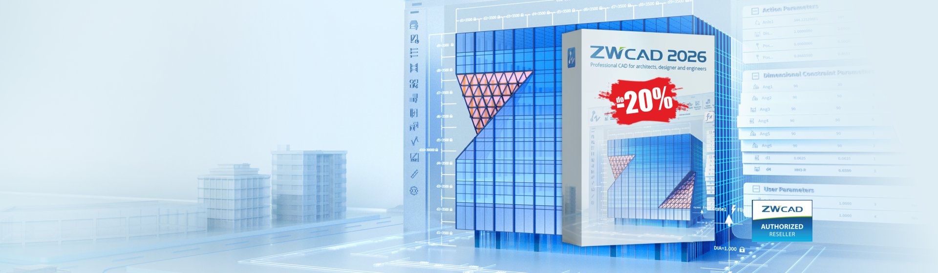 ZWCAD 2026 - Nowe licencje i aktualizacje do -20% taniej!
