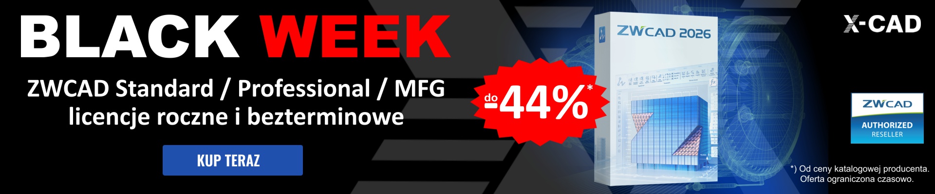 BLACK WEEK ZWCAD 2026 do -35% taniej!