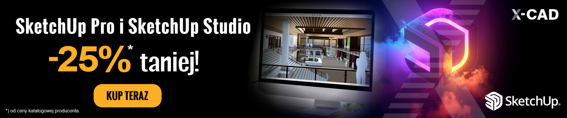 PROMOCJA! SketchUp Pro, SketchUp Studio -25% taniej!