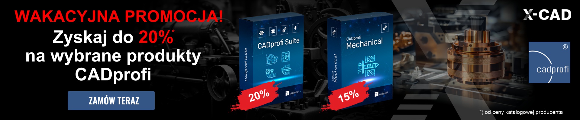 Wakacyjna Promocja CADprofi! Zyskaj do 20% na wybrane produkty CADprofi!